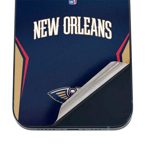 NBA New Orleans Pelicans Jersey iPhone 16 Plus Skin